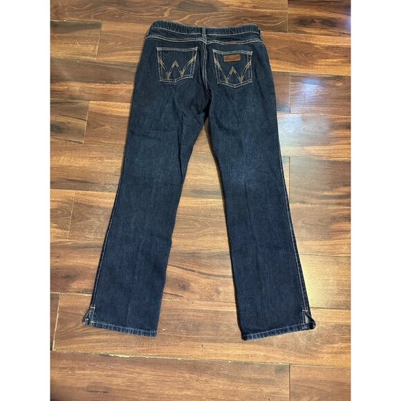 Wranglers Women’s Cash No Gap Waistband Jeans Relaxed Fit Boot Cut Size 7/8 - Picture 9 of 12
